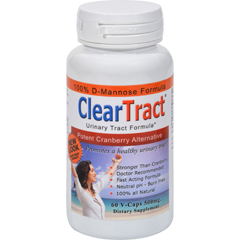 HGR0608430 - Cleartract - D-Mannose Formula - 500 mg - 60 Capsules