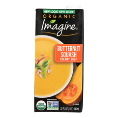 HGR0609966 - Imagine Foods - Butternut Squash Soup - Creamy - Case of 12 - 32 oz..