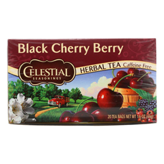 HGR0629204 - Celestial Seasonings - Herbal Tea Caffeine Free Black Cherry Berry - 20 Tea Bags - Case of 6