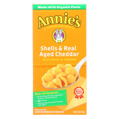 HGR0688994 - Annie's Homegrown - Homegrown Macaroni and Cheese - Organic - Shells and Real Aged Cheddar - 6 oz - case of 12
