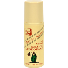 HGR0692343 - Alvera - All Natural Roll-On Deodorant Aloe and Almonds - 3 oz