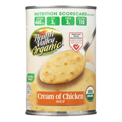 HGR0718593 - Health Valley Natural Foods - Chicken Cream - Case of 12 - 14.5 oz..