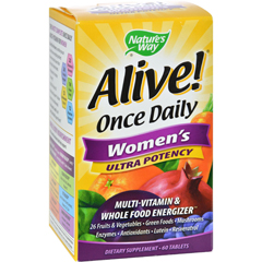 HGR0726547 - Nature's Way - Alive Once Daily Womens Multi-Vitamin Ultra Potency - 60 Tablets