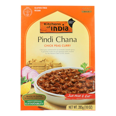 HGR0734475 - Kitchen of India - Dinner - Chick Peas Curry - Pindi Chana - 10 oz.. - case of 6