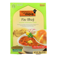 HGR0734491 - Kitchen of India - Dinner - Mashed Vegetable Curry - Pav Bhaji - 10 oz.. - case of 6