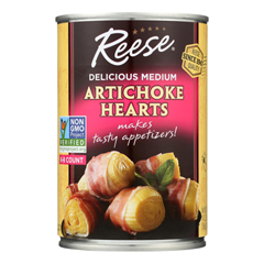 HGR0799114 - Reese - Artichoke Hearts - Delicious Medium - Case of 12 - 14 oz..