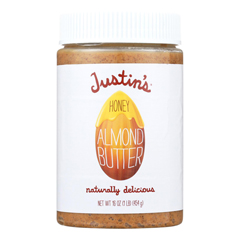 HGR0861195 - Justin's Nut Butter - Almond Butter - Honey - Case of 6 - 16 oz..
