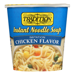 HGR0863662 - Tradition Foods - Instant Noodle Soup - Chicken - Case of 12 - 2.29 oz..