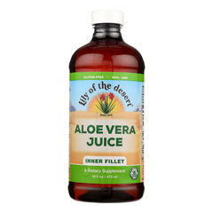 HGR0887000 - Lily of The Desert - Aloe Vera Juice - Inner Fillet - Case of 12 - 16 fl oz..