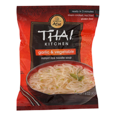 HGR0904565 - Thai Kitchen - Instant Rice Noodle Soup - Garlic and Vegetable - Mild - 1.6 oz.. - Case of 6