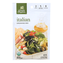 HGR0915843 - Simply Organic - Italian Salad Dressing Mix - Case of 12 - 0.7 oz..