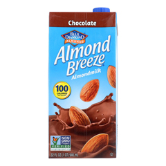 HGR0933978 - Almond Breeze - Almond Milk - Chocolate - Case of 12 - 32 fl oz..