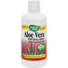 HGR0967281 - Nature's Way - Aloe Vera Gel and Juice Wild Berry - 33.8 fl oz