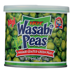 HGR0984286 - Hapi - Green Peas - Hot Wasabi - Case of 24 - 4.9 oz..