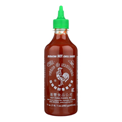 HGR0989921 - Huy Fong - Hot Chili Sauce - Sriracha - Case of 12 - 17 oz..