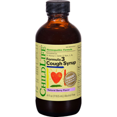 HGR1000678 - ChildLife - Formula 3 Cough Syrup Natural Berry - 4 fl oz