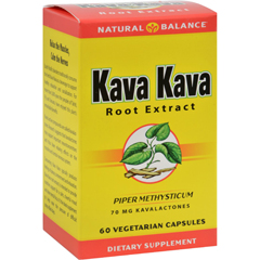 HGR1002724 - Natural Balance - Kava Kava Root Extract - 60 Vegetarian Capsules