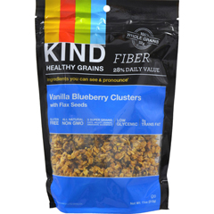 HGR1028588 - Kind - Healthy Grains Vanilla Blueberry Clusters with Flax Seeds - 11 oz - Case of 6