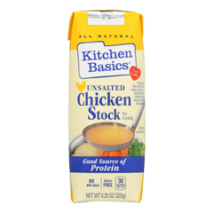 HGR1065564 - Kitchen Basics - All Natural Unsalted Chicken Stock - Case of 12 - 8.25 oz.