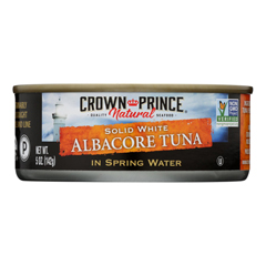 HGR1111772 - Crown Prince - Albacore Tuna In Spring Water - Solid White - Case of 12 - 5 oz..