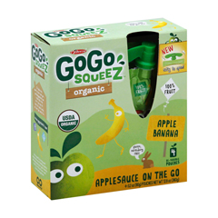 HGR1129428 - Gogo Squeez - Applesauce - Apple banana - Case of 12 - 3.2 oz..