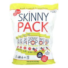HGR1162502 - Skinnypop - 100 Calorie Popcorn Bags - Case of 10 - 0.65 oz..