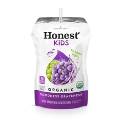 HGR1189216 - Honest Kids - Goodness Grapeness - Goodness Grapeness - Case of 4 - 6.75 Fl oz..