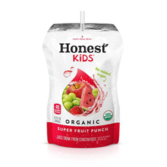 HGR1189232 - Honest Kids - Super Fruit Punch - Fruit Punch - Case of 4 - 6.75 Fl oz..