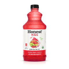 HGR1189273 - Honest Kids - Super Fruit Punch - Fruit Punch - Case of 8 - 59 Fl oz..
