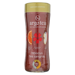 HGR1217496 - Argo Tea - Iced Green Tea - Hibiscus Tea Sangria - Case of 12 - 13.5 Fl oz..
