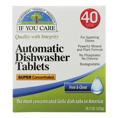 HGR1223585 - If You Care - Automatic Dishwasher Tabs - 40 Count - Case of 8