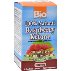 HGR1237387 - Bio Nutrition - Raspberry Keytones - 500 mg - 60 Ct