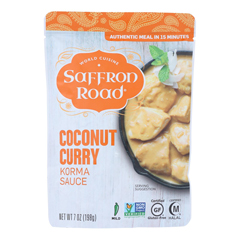 HGR1245141 - Saffron Road - Korma Sauce - Coconut Curry - Case of 8 - 7 oz..