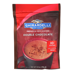 HGR1270263 - Ghirardelli - Hot Cocoa - Premium - Double Chocolate - 10.5 oz.. - case of 6