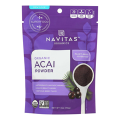HGR1271485 - Navitas Naturals - Acai Powder - Organic - Freeze-Dried - 4 oz.. - case of 12
