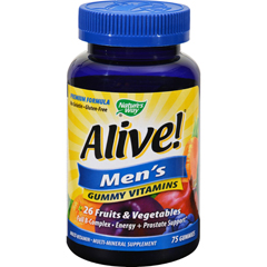 HGR1283316 - Nature's Way - Alive - Mens Energy Gummy Multi-Vitamins - 75 Chewables
