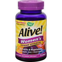 HGR1283332 - Nature's Way - Alive - Womens Energy Gummy Multi-Vitamins - 75 Chewables