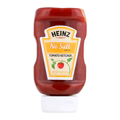 HGR1532316 - Heinz - Ketchup - No Salt - Case of 6 - 14 oz..
