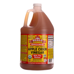 HGR1543628 - Bragg - Apple Cider Vinegar - Raw and Unfiltered - Case of 4 - 1 Gallon