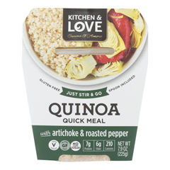 HGR1562271 - Cucina And Amore - Quinoa Meals - Artichoke and Roasted Pepper - Case of 6 - 7.9 oz.