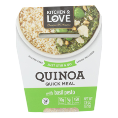 HGR1562305 - Cucina And Amore - Quinoa Meals - Basil Pesto - Case of 6 - 7.9 oz.