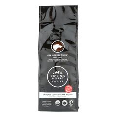 HGR1594100 - Kicking Horse - Coffee - Organic - Ground - 454 Horse Power - Dark Roast - 10 oz.. - case of 6