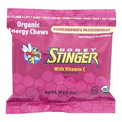 HGR1595065 - Honey Stinger - Energy Chew - Organic - Pomegranate Passion Fruit - 1.8 oz.. - case of 12