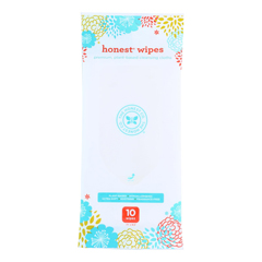 HGR1597004 - The Honest Company - Honest Wipes - Unscented - Baby - Travel Pack - 10 Wipes