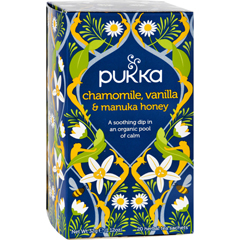 HGR1641950 - Pukka Herbs - Herbal Teas Tea - Organic - Chamomile Vanilla and Manuka Honey - 20 Bags - Case of 6