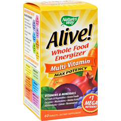 HGR0168096 - Nature's Way - Alive Multi-Vitamin - 60 Tablets