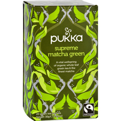 HGR1691062 - Pukka Herbs - Herbal Teas Tea - Organic - Green - Supreme Matcha - 20 Bags - Case of 6