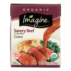HGR1700053 - Imagine Foods - Organic Gravy - Savory Beef - Case of 12 - 13.5 fl oz.