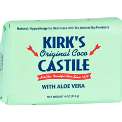 HGR1702711 - Kirk's Natural - Kirks Natural Bar Soap - Coco Castile - Aloe Vera - 4 oz