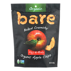 HGR1720671 - Bare Fruit - Apple Chips - Organic - Crunchy - Fuji Red - 3 oz.. - case of 12